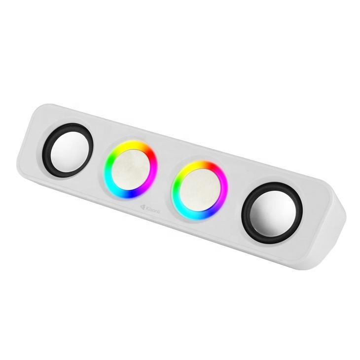 Kisonli Soundbar Wired RGB Speaker I-680BT