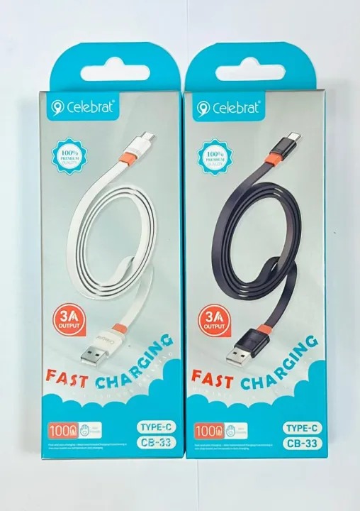 Celebrat Fast Charging Type C To USB Cable