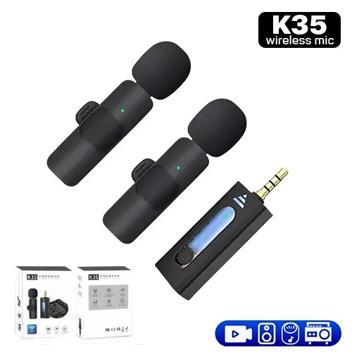 K35 Wireless Lavalier Microphone